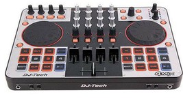 DJ-Tech - 4MIX - 4-Channel Controller w/ Audio Interface + Virtual DJ LE - £158.13 GBP