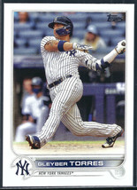 2022 Topps #639 Gleyber Torres New York Yankees - £0.79 GBP
