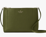 New Kate Spade Harlow Pebble Leather Crossbody Enchanted Green - $94.91