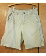 American Eagle Original Straight Men Spotted Khaki Denim Cut Off Shorts ... - $12.99