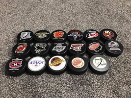 NHL Licensed Official Hockey Pucks - Pick your team! Free Shipping - £10.23 GBP