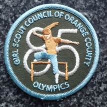 Girl Scout Olympics Patch - 1985 Girl Scout Council of Orange County Olympics - £27.03 GBP