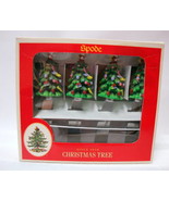 SPODE CHRISTMAS TREE SET OF 4 CANAPE KNIFES - £12.47 GBP
