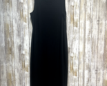 Eileen Fisher Woman Dress L Black Sleeveless Maxi Lagenlook Minimalist READ - $18.69