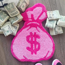 Pink Money Bag Rug - $49.99