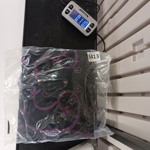 Sarah Elizabeth Women's 14 Black/Red Floral Embroidered One Button Blazer Jacket image 9