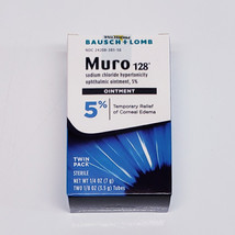 Bausch + Lomb Muro 128 Hypertonicity Ophthalmic Ointment Two Pack 0.25 Oz 1/26 - $34.10