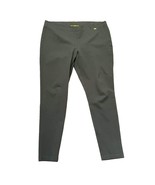 St John Stretch Pants Womens Size Large Black Skinny Ankle Pull on - $293.83 MXN