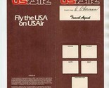 USAIR Ticket Jacket 1982 S&amp;H Green Stamps Advertising  - £11.59 GBP