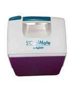 S&#39;CoolMate by IGLOO Vintage 90s Lunch Box Personal Cooler White Purple Teal - £13.57 GBP