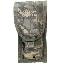 US Military Molle II ACU M 4 DOUBLE Magazine Pouch 8465-01-525-0606 Free... - $12.73