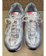 Nike Initiator Women Sz 7.5 Athletic Running Gym Shoes Sneaker White Sil... - £15.16 GBP