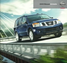 2009 Nissan ARMADA sales brochure catalog US 09 V8 SE LE - £6.25 GBP