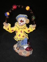 Boyds Bears Bearstone Gizmoe...Life&#39;s a Juggling Clown on Unicycle Figurine - $283.99 MXN