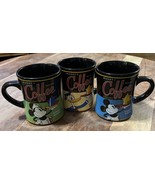 Mickey,  Minnie, and  Donald Coffee Theme Mugs Disney Blend Set 3 16oz - $60.43