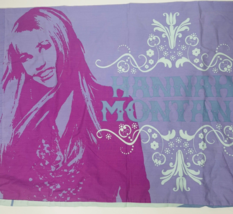 Hannah Montana Standard Pillow Case Guitar Undercover Pop Star Miley Cyrus 30x20 - £10.95 GBP