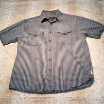 Eddie Bauer Relaxed Fit Short Sleeve Button Up Size M - £11.39 GBP