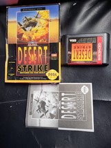 Desert Strike Return To The Gulf (Sega Genesis, 1992) Cartridge + Manual Is Nice - £7.79 GBP