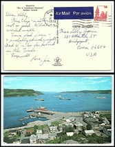 1978 CANADA Air Mail Postcard - Quebec to Bridgeport, Connecticut USA U1 - £2.31 GBP