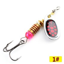 FTK 1Pcs 4g/5g/7g/10g/14g Spinner Bait Spoon Lures pike  With Treble Hooks Artti - £37.46 GBP