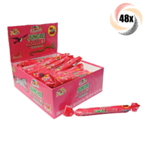 Full Box 48x Pieces Frunas Jungle Jollies Watermelon Flavor Chewy Candy ... - $15.50