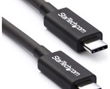 StarTech.com 1m (3.3ft) Passive Thunderbolt 3 Cable, 20Gbps, 100W PD, 4K... - $48.01