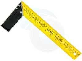 12 inches 30cm Construction Carpenter Ruler L Shape Angle Square Ruler - $6.73