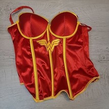 DC Comics Wonder Woman Corset Costume Top Medium Straps Boned Underboss VGC - £14.77 GBP