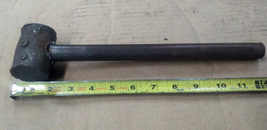 2 lbs., 15 oz. Vintage Lead Hammer with 1/2&quot; Pipe Steel Handle - £23.85 GBP