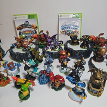 Huge Skylanders Lot Characters 2 Games And Accessories 35+ Pieces - £53.38 GBP