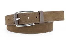 Remo Tulliani Daniel Cremieux Italian Suede Men&#39;s Belt Chocolate - $566.12 MXN
