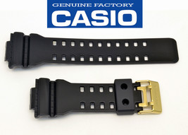 Casio Watch Band G-Shock Black Shiny Strap Rubber GA-110GB GD-100GB GAC-100BR - £59.82 GBP