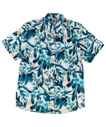 Kennington Hawaiian Shirt-Blue-Floral-Pocket-NWT - £26.15 GBP