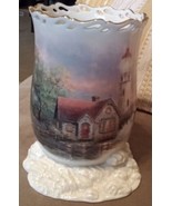  LENOX FINE IVORY CHINA CANDLE HOLDER  HOPE, THOMAS KINCADE  6&quot; LIGHTHOUSE  - $17.82