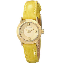 Nixon Women&#39;s Mini B Gold Dial Watch - A338-1533 - £55.04 GBP