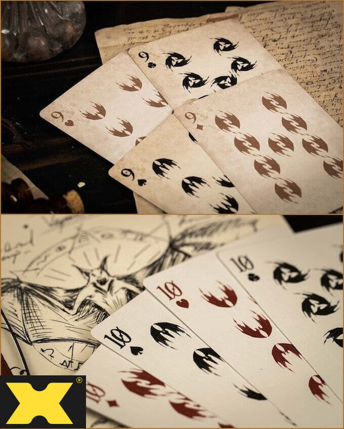 DEMON: VENGEANCE EDITION (Black Gilded) Playing Cards by Card Mafia Item image 8