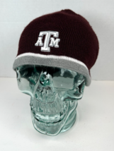Texas A&amp;M Aggies Football Winter Beanie Hat, Burgundy/Gray/White - Genui... - $9.85