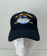 USS John C Stennis 74 “Look Ahead” Supercarrier Black Hat Eagle Crest Sn... - £12.57 GBP