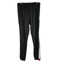 Womens Black Track Pants With White Side Stripe - Size XL - $23.13