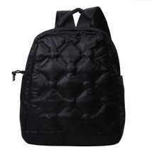 Winter Fashion Luxury Down Female Backpack Designer Ladies Backpacks High Qualit - £27.02 GBP