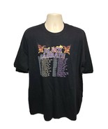 Black Sabbath Tour Dates Adult Black 2XL TShirt - $19.80