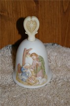 Vintage Homco Nativity Scene Bisque Bell 5558 Home Interiors &amp; Gifts - £7.63 GBP