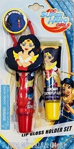 Dc Comics Super Hero Girl Cosmetic Set Clip For Girls(+3 years) (Lip Gloss 2 Pac - £3.13 GBP