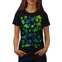 Alien UFO Sublime Fantasy Shirt Green Man Women T-shirt - £10.23 GBP