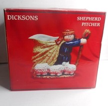 Vtg Dicksons Shepherd Pitcher Dolomite Young Boy with 3 Sheep Nativity Christmas - £22.85 GBP
