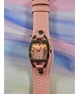 Fossil Ladies Watch, Pink Genuine Leather Band, Rectangle/Silver Tone Face - $366.69 MXN