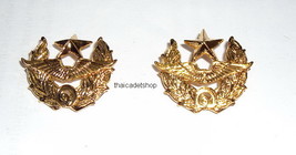WING 1 AIR FORCE BASE, ROYAL THAI AIR FORCE METAL BADGE PIN BRANCH INSIGNIA - $9.00
