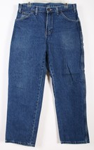 Men Clothing Dickies Cargo blue jean carpenter work pants size 32 30 - £14.60 GBP