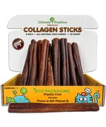 Collagen Sticks 100% Natural Beef Premium Dog Chews  6” 12Pcs Zero Fillers - $27.49