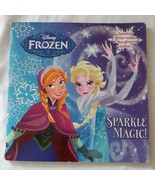 Disney Frozen Sparkle Magic Book And Poster Childrens Paperback Depken 2... - £3.88 GBP